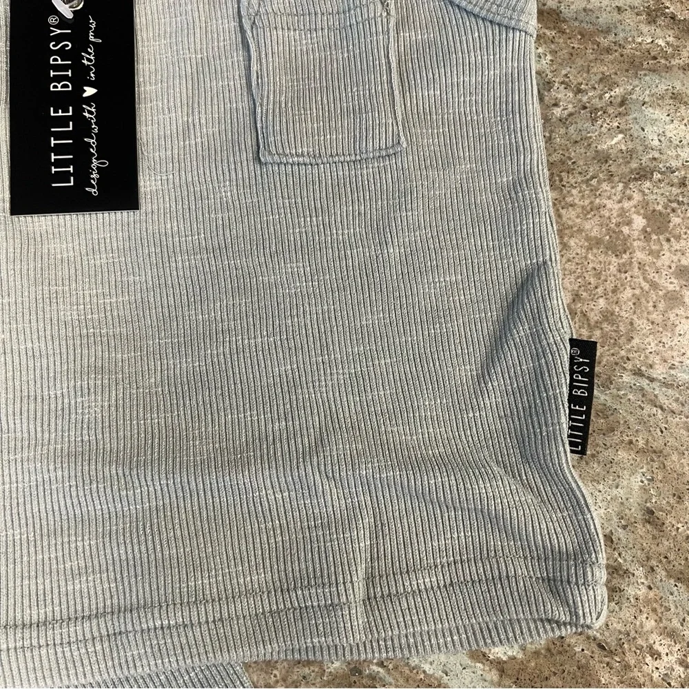 Little Bipsy Ribbed Tank & Biker Short Set 6-12M NWT - Picture 4 of 10